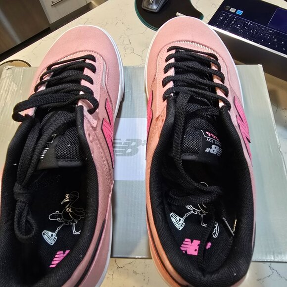New Balance # Numeric "306" Sneakers Pink/Black Jamie Foy Skating Shoes SZ 10.5 - Picture 9 of 15